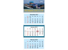 Three Fold Calendar TF1